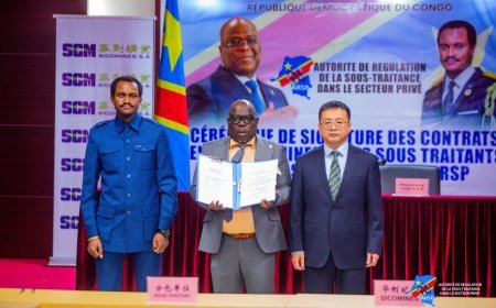 Effectivité du développement de la classe moyenne en RDC sur l'accompagnement de l'ARSP: En présence de Miguel Kashal, cinq entreprises sous-traitantes signent des contacts volumineux à SICOMINES