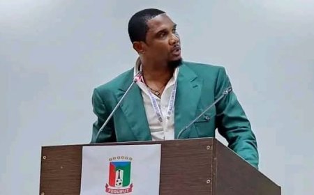 Cameroun : Samuel Eto'o suspendu six mois pour un comportement inapproprié