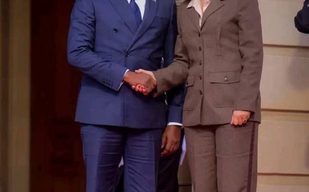 FRANCE : Vital Kamerhe reçu par Yaël Braun-Pivet au Palais de Bourbon a Paris