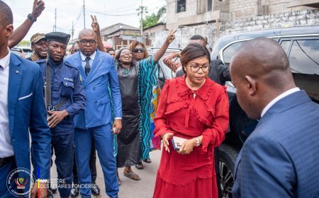 RDC: La Ministre Bandubola Mbongo sonne le tocsin à l'école nationale du cadastre et annonce des réformes
