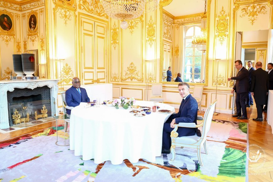 19 ème Sommet de la Francophonie à Paris :  Félix TSHISEKEDI et Emmanuel MACRON  échangent sur la situation sécuritaire