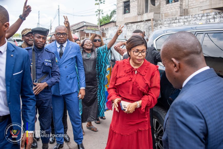 RDC: La Ministre Bandubola Mbongo sonne le tocsin à l'école nationale du cadastre et annonce des réformes