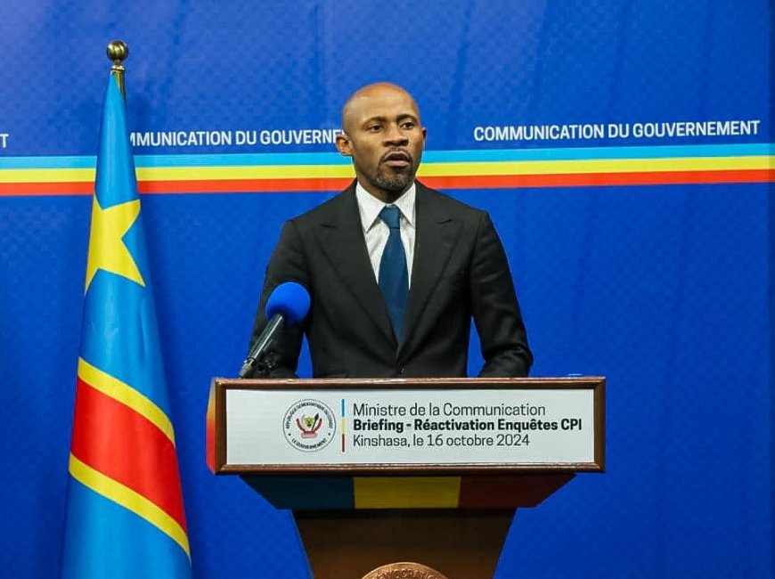 Réactivation des enquêtes sur les crimes commis dans l’Est du Congo:  Patrick MUYAYA décrit le sort de ceux qui font la “carrière de criminalité”