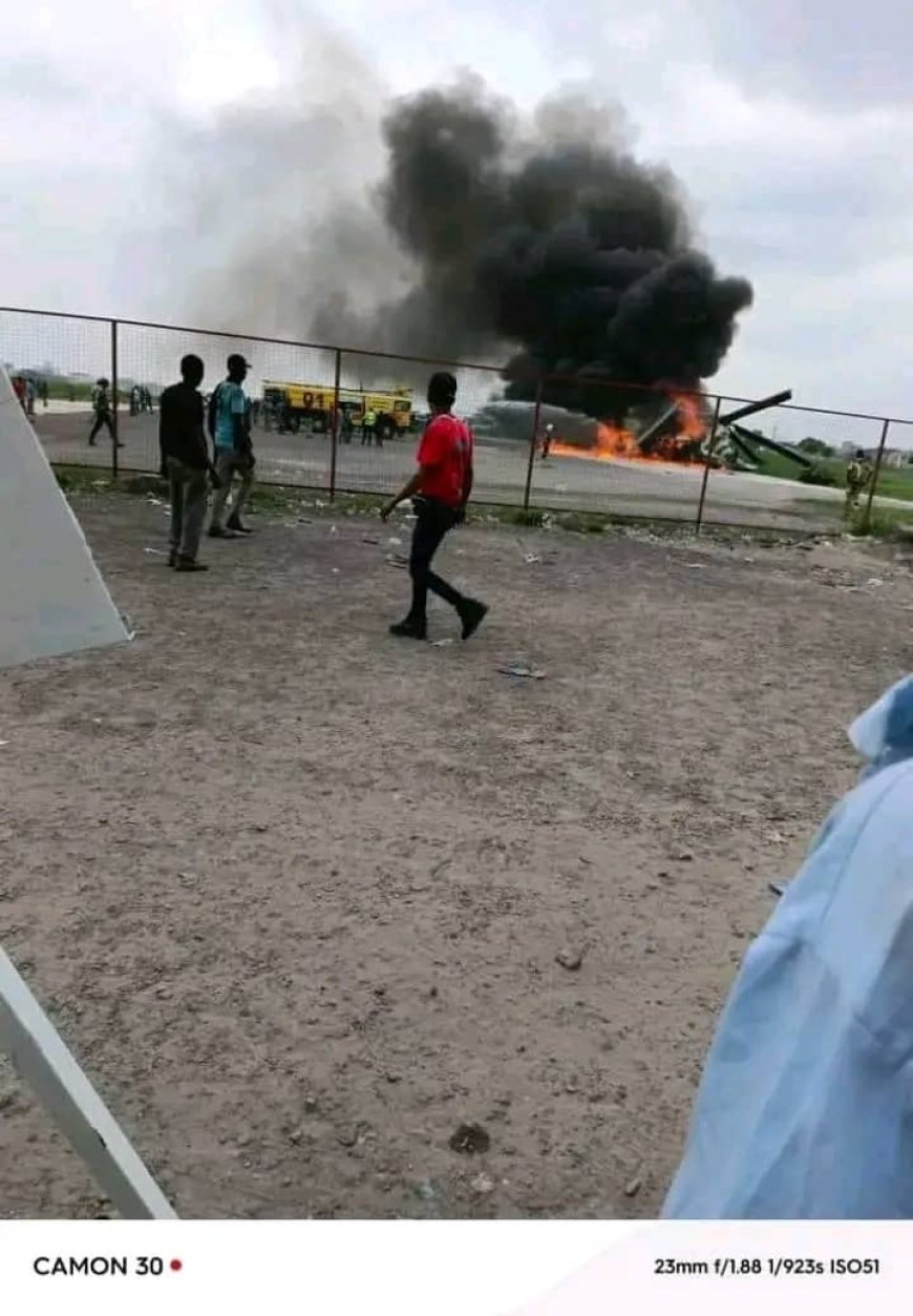 Accident d'un hélicoptère militaire à Kinshasa fait état trois morts