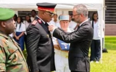 Coopération Franco-congolaise : Franck Ntumba et Christian Ndaywel, deux officiers militaires congolais honorés par la France