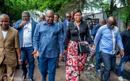 RDC : la Ministre Acacia Bandubola ordonne la fermeture d'un chantier illégal à Kintambo