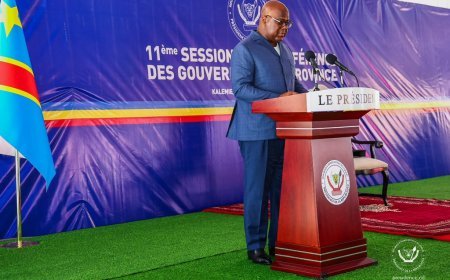 11e Conférence des gouverneurs à Kalemie : Félix Tshisekedi appelle à la synergie pour éviter les tensions entre gouverneurs et assemblées provinciales