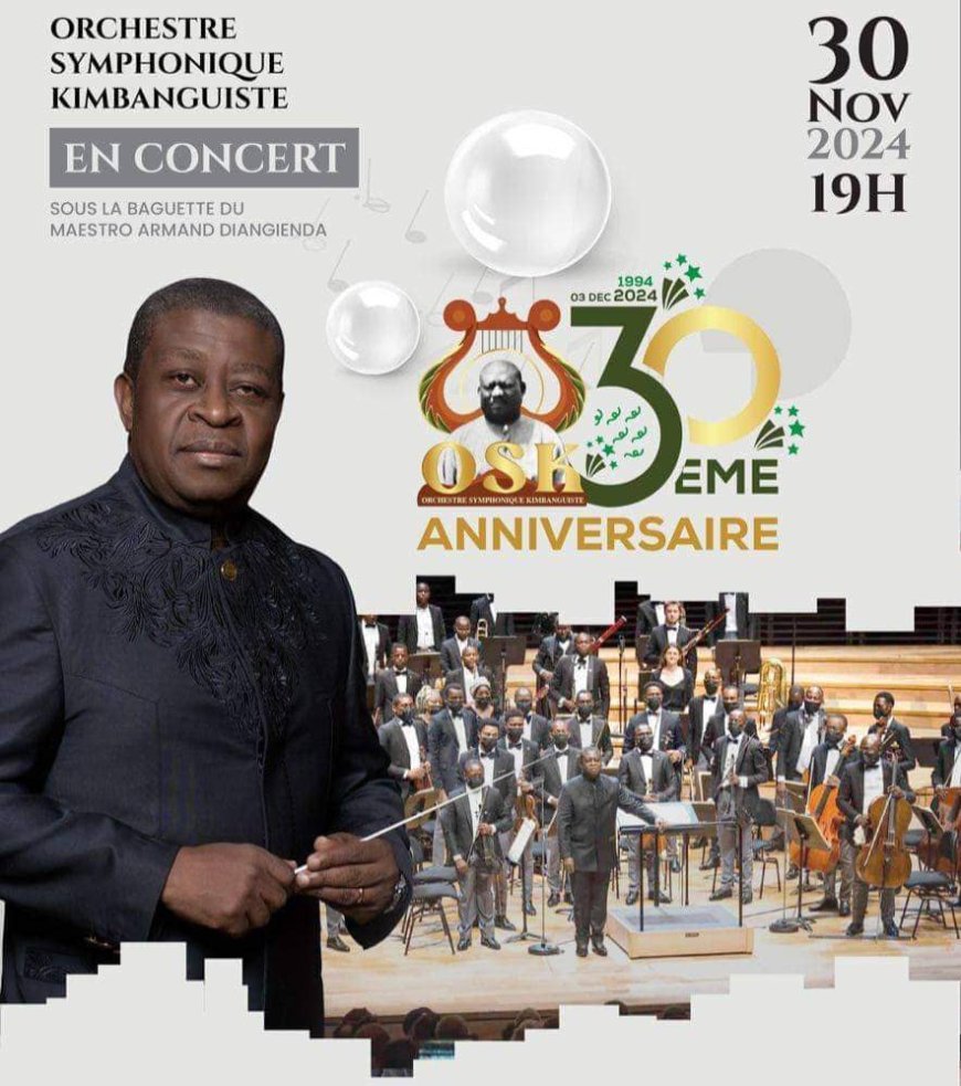 Musique : l'Orchestre Symphonique Kimbanguiste célèbre ses 30 ans d'existence et promet un concert exceptionnel