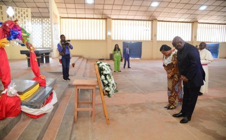 Grande Orientale : le couple présidentiel participe à la célébration du 60ème anniversaire du martyre de la Bienheureuse Anuarite