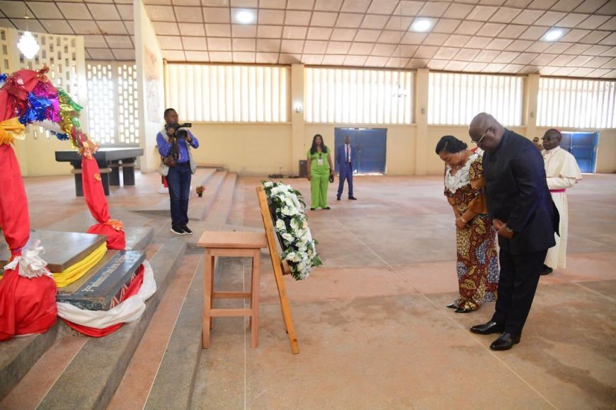 Grande Orientale : le couple présidentiel participe à la célébration du 60ème anniversaire du martyre de la Bienheureuse Anuarite