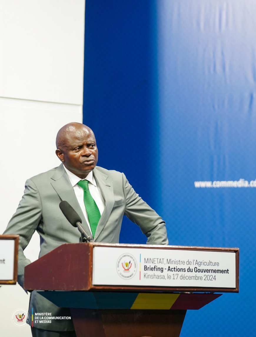 RDC : Le Ministre Grégoire Mutsail vante la campagne historique pour moderniser l'agriculture