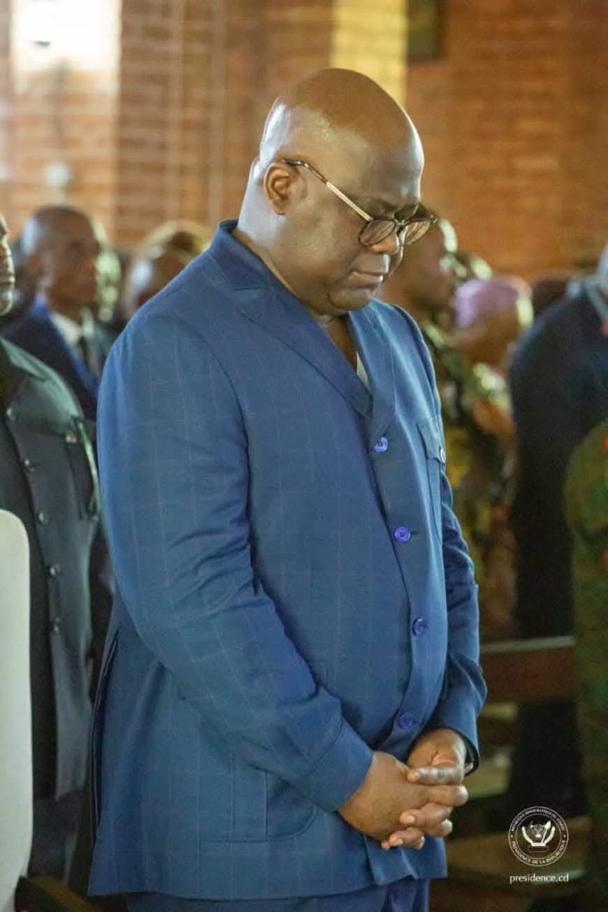 Messe de Nativité à Kananga: Archevêque Félicien Tambwe réitère le soutien en prières de l'Eglise à Tshisekedi