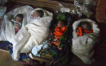Naissance exceptionnelle à Mweka : Une mère donne naissance à des quadruplées aux prénoms symboliques