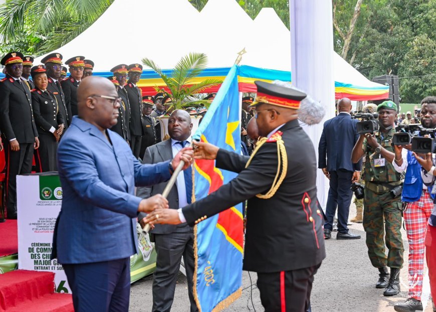 Passation de Commandement au Sommet des FARDC : Le Lieutenant-Général Jules Banza Mwilambwe prend les rênes