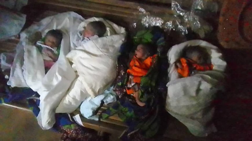 Naissance exceptionnelle à Mweka : Une mère donne naissance à des quadruplées aux prénoms symboliques