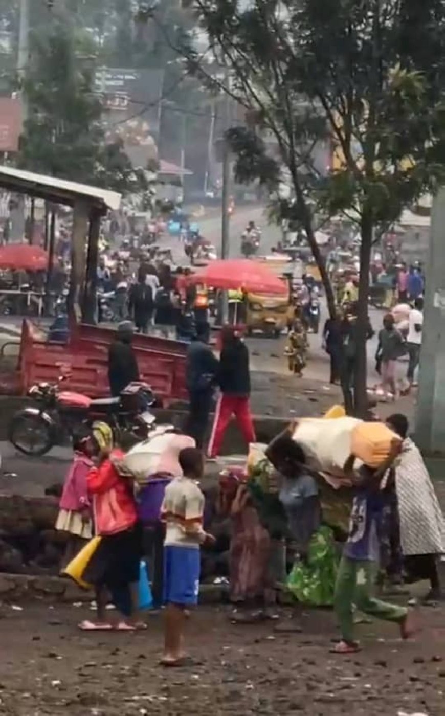Panique à Nyiragongo : Afflux massif de déplacés vers Goma suite à une menace de l’Armée rwandaise