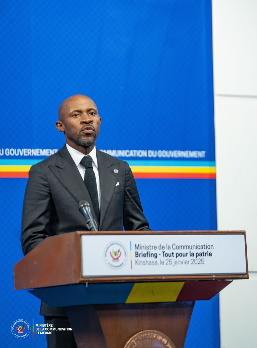 Aventure criminelle de l'Armée rwandaise en RDC: Patrick Muyaya, « Internet ne sera pas coupé en RDC malgré la crise sécuritaire à Goma»