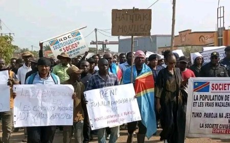 Agression rwandaise dans l'Est de la RDC : La population de Beni se mobilise pour soutenir les FARDC et leurs alliés