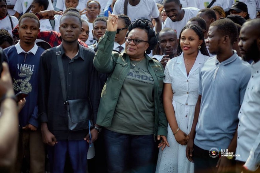 Conflit RDC-Rwanda : La Ministre Marie-Thérèse Sombo mobilise les étudiants pour l'éveil patriotique et la solidarité nationale