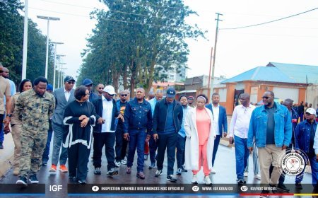 Lualaba : Jules Alingete salue la qualité et le coût des infrastructures en construction