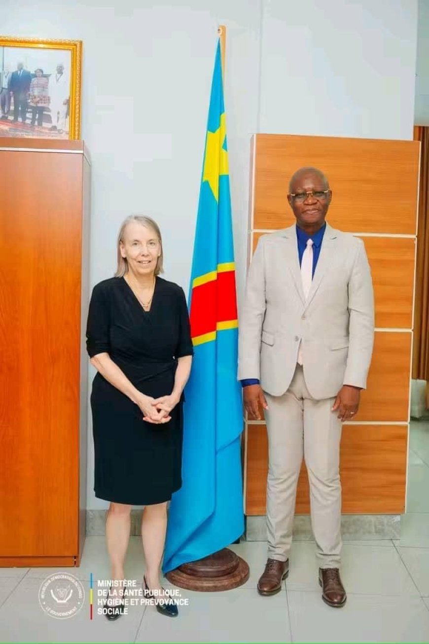 Kinshasa : Renforcement de la coopération sanitaire entre la RDC et les États-Unis