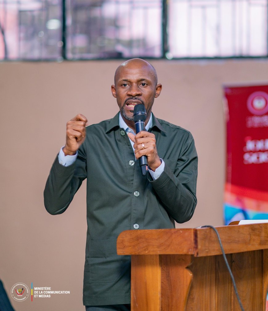 Kinshasa : Patrick Muyaya met en lumière la guerre du narratif dans les conflits en RDC