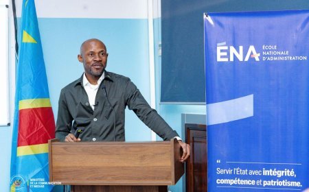 RDC : Patrick Muyaya exhorte les élèves de l’ENA à devenir des acteurs de la communication républicaine