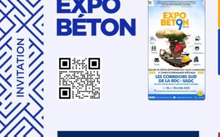 RDC : Lubumbashi, centre d'attraction pour la 9ème Édition d'Expo Béton RDC (16-19 Avril 2025)