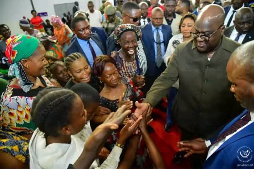 Le couple présidentiel témoigne de sa solidarité auprès des victimes des inondations de Kinshasa