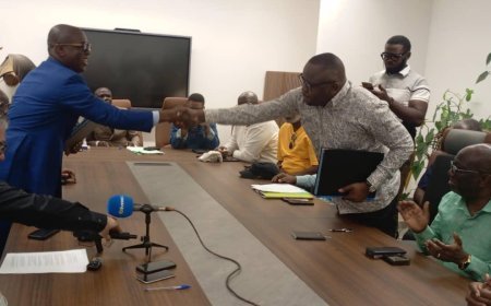 Vita Club : Amadou Diaby passe le relais à Floribert Mapamboli lors d’une passation en toute sérénité