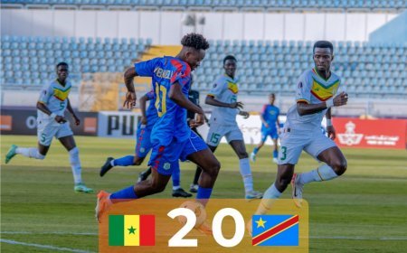 CAN U20/Égypte 2025 : Défaite sans impact pour les Léopardeaux