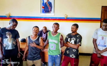 Beni: 5 voleurs de cacaos présentés à l'autorité Communale de Bulongo