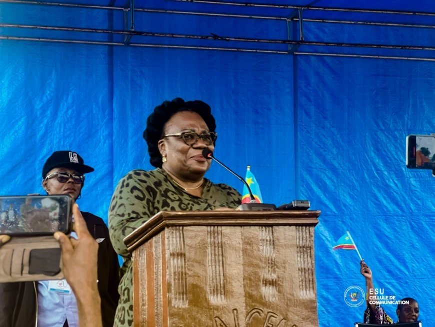 Kassaï-Central Adhère au Front Scientifique Patriotique : La Ministre de l'ESU Marie-Thérèse Sombo galvanise la communauté universitaire