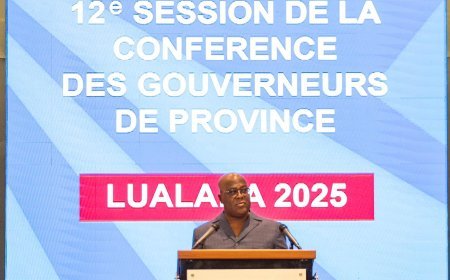 Kolwezi: Le Président Félix Tshisekedi ouvre la 12ème conférence des Gouverneurs axée sur la santé universelle