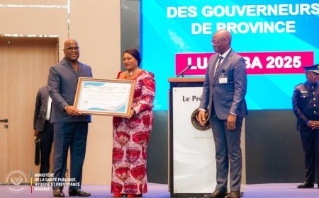 RDC: Trois Gouverneurs honorés pour leur excellence en vaccination anti-épidémique lors de la 12e Conférence des Gouverneurs