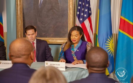La Ministre congolaise exprime la douleur et l'espoir lors de la signature de l'accord de paix