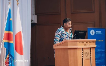 Judith Suminwa parraine un partenariat d'exploitation du manganèse en RDC à Osaka