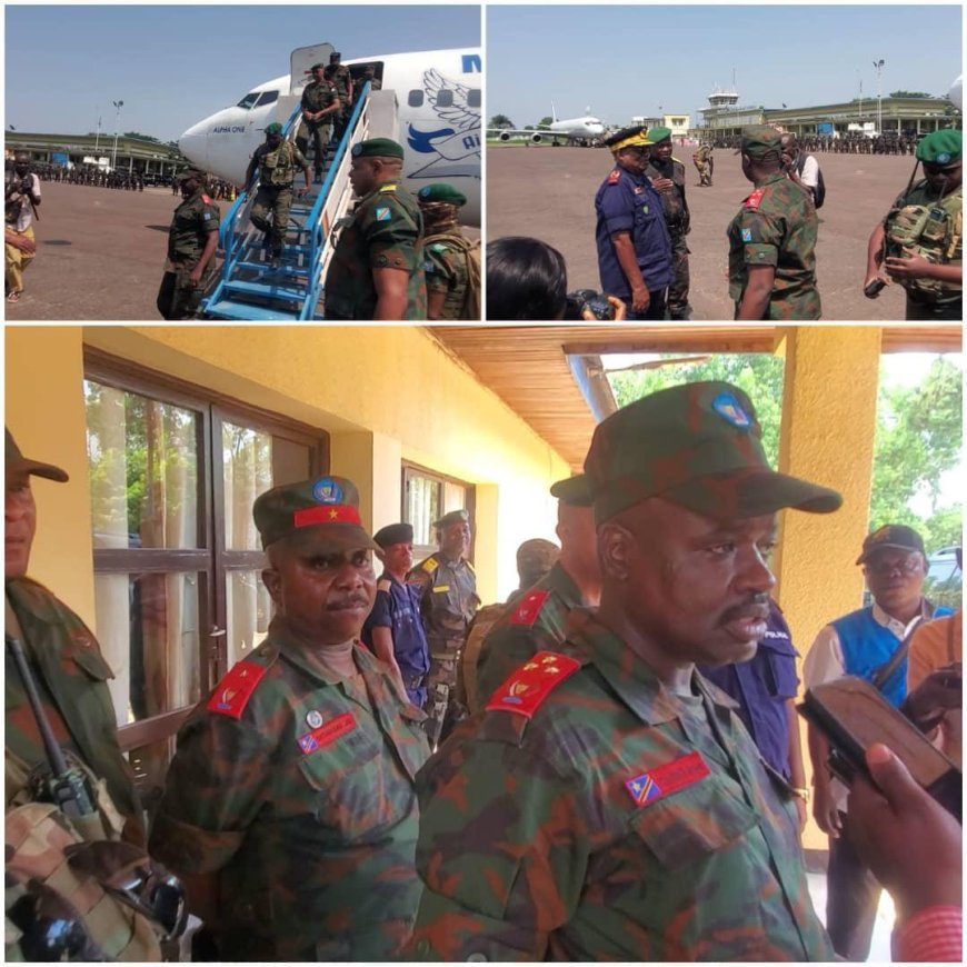 Kindu: Le Général Ychalingonza en mission stratégique pour renforcer la sécurité au Maniema