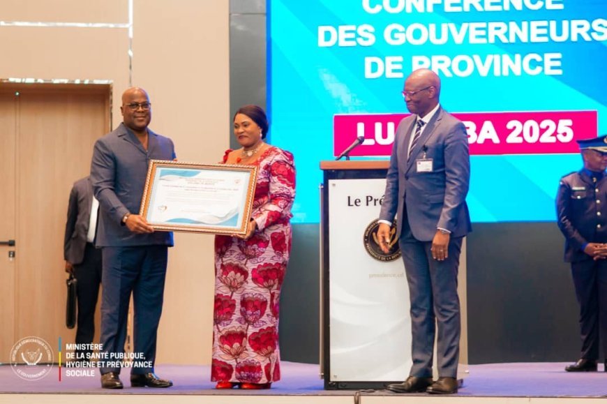 RDC: Trois Gouverneurs honorés pour leur excellence en vaccination anti-épidémique lors de la 12e Conférence des Gouverneurs