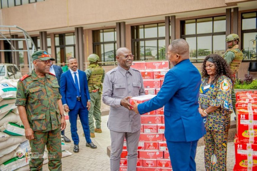 Soutien permanent de OGEFREM aux FARDC: Le DG William Kazumba fait un don de vivres en appui aux efforts de guerre