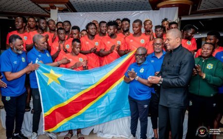 CHAN 2024 : Didier Budimbu transmet la flamme patriotique aux Léopards A’ avant le choc