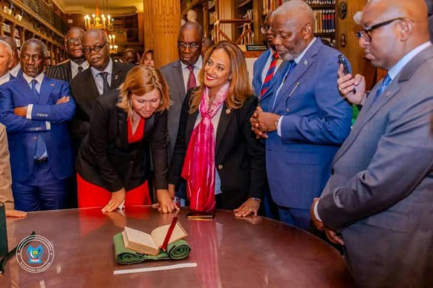 Vital Kamerhe et Sama Lukonde reçus avec honneur à l’Académie française lors de la 50e session de l’APF