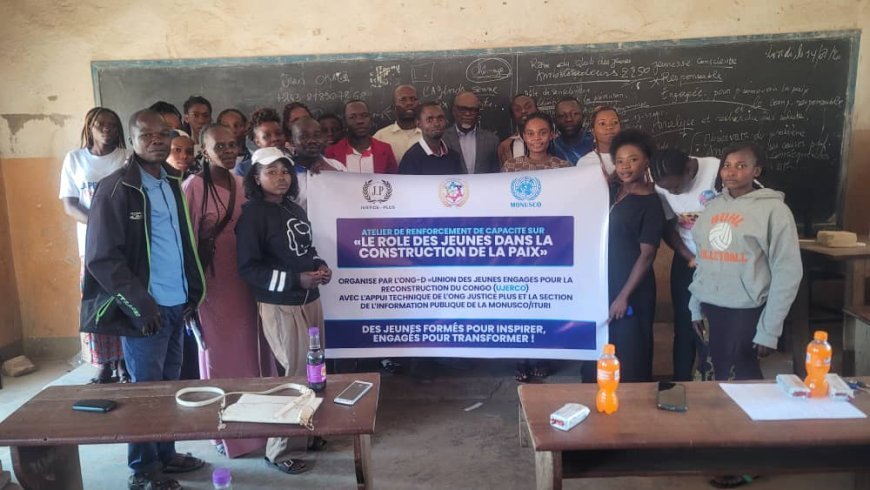 Bunia : la MONUSCO sensibilise les jeunes du quartier Lembabo sur les dangers de la désinformation et les invite à devenir acteurs de paix