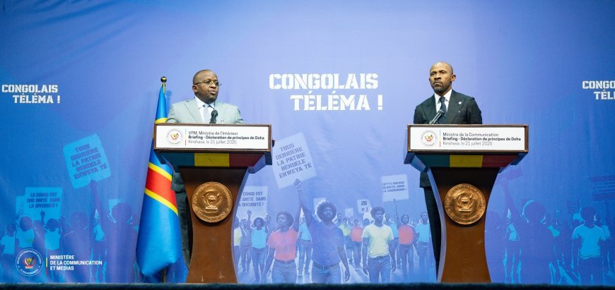RDC-Processus de paix : les autorités congolaises font le point sur la Déclaration de principes de Doha
