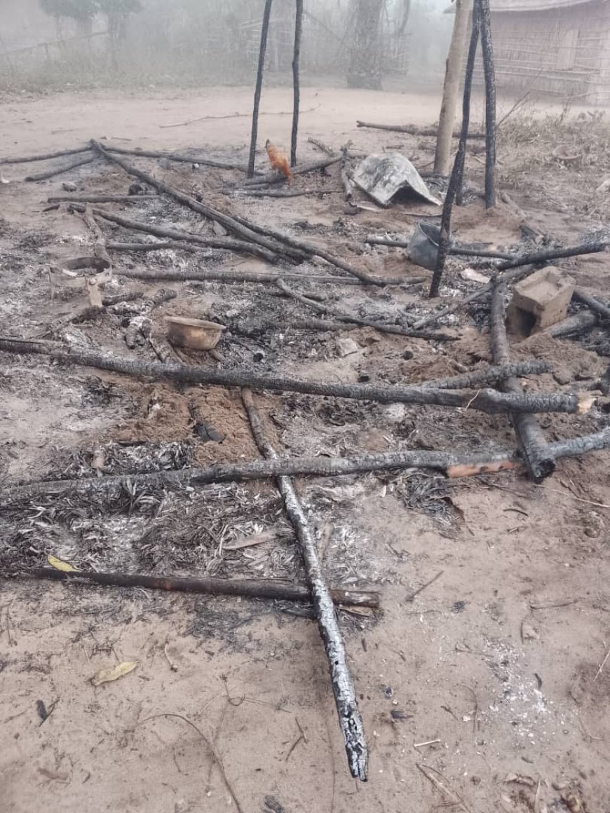 Kasaï :   Des maisons réduites en poudre à la suite des incendies de source inconnue