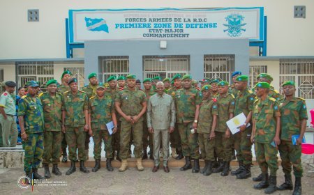 Kinshasa: En missions d'itinérance au sein des FARDC, Guy Kabombo promet de bâtir une Armée patriotique, formée et équipée