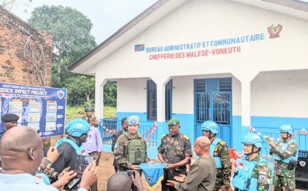 Ituri : La chefferie des Walese Vonkutu se dote d'un nouveau bâtiment administratif