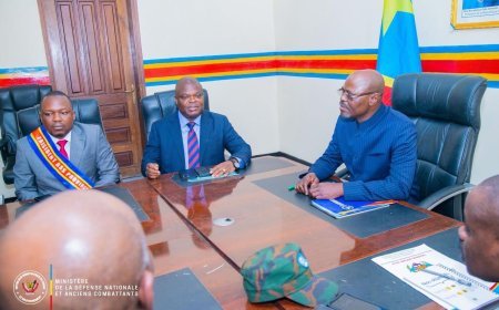 Kindu : Le VPM de la Défense nationale rassure sur la détermination du gouvernement à renforcer l’armée