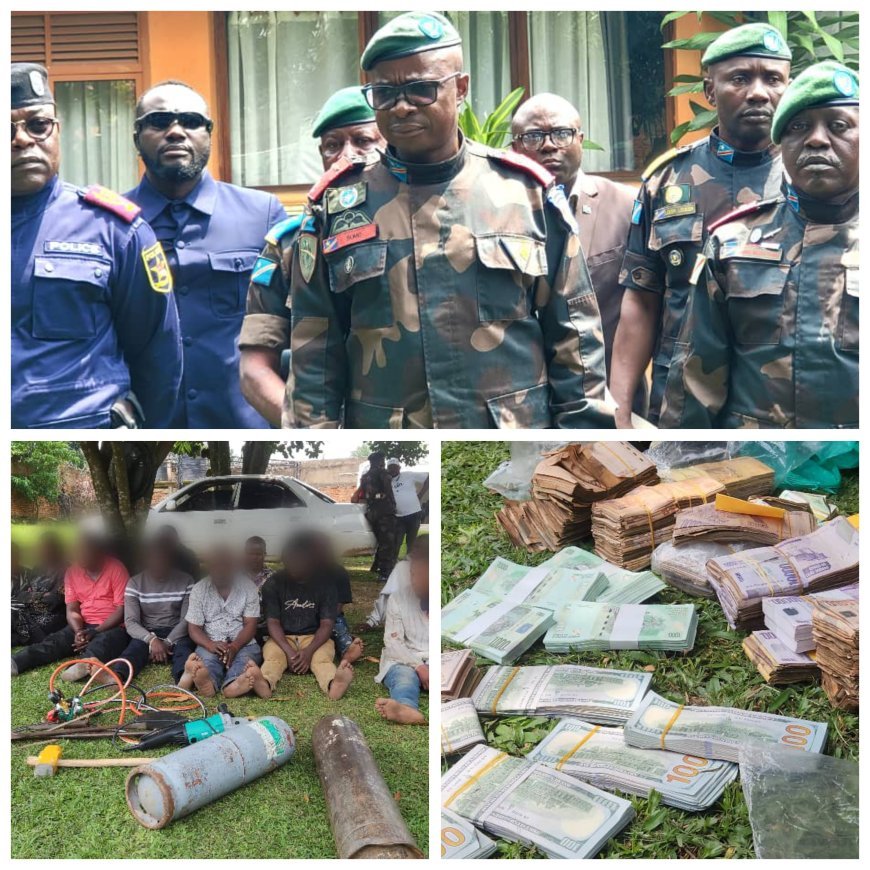 Beni : des sujets étrangers parmi les présumés criminels présentés au gouverneur militaire du Nord-Kivu