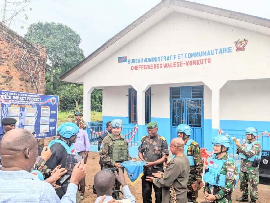 Ituri : La chefferie des Walese Vonkutu se dote d'un nouveau bâtiment administratif